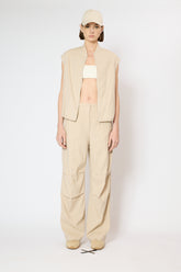 WASHED LINEN VEST